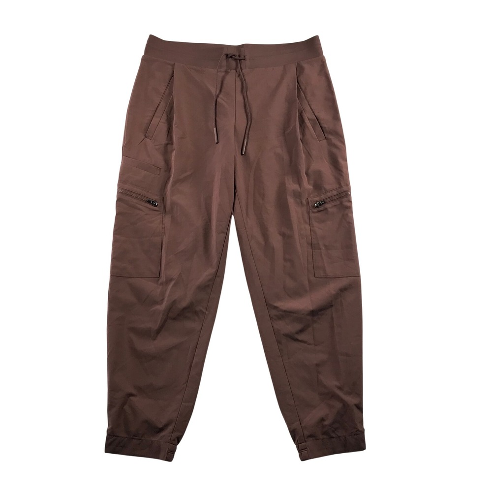 Athleta Venture Pant Mauve Brown Cargo Jogger Petite 8P RN 54023